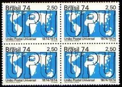 Brasil C 0858 UPU União Postal Universal Quadra 1974 NNN