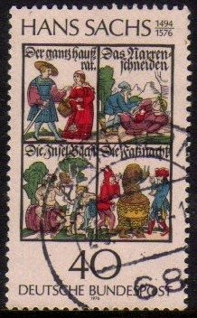 13630 Alemanha Ocidental 726 Hans Sachs Poeta U (b)