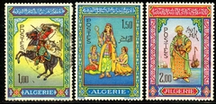 13632 Argélia 434/36 Miniaturas N / U