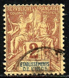 13659 Índia Francesa 2 Sage U (a)