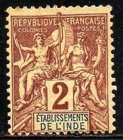 13659 Índia Francesa 2 Sage N (a)