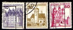 13683 Alemanha Ocidental 762b + 763b + 764Ab Castelos U (b)