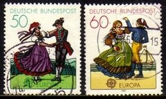 13755 Alemanha Ocidental 928/29 Tema Europa Folclore U (a)
