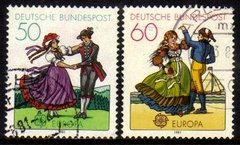 13755 Alemanha Ocidental 928/29 Tema Europa Folclore U (d)