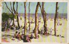 04260 Uruguai Cartão Postal Praia Em 1950 P/ SP - Brasil