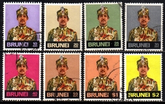 13912 Brunei 219 + 221/22 + 224/26 + 228/29 Sultão Hassanal U