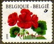 01561 Bélgica 2875 Flores Geranios Nnn