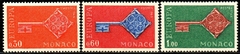 15053 Mônaco 749/51 Tema Europa NNN