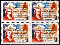 Brasil C 1515 Carlos Gomes Música Quadra 1986 NNN