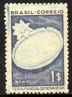 Brasil C 0153 Feira de Nova Iorque Filigrana Invertida 1940 N
