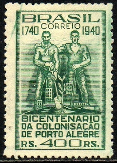 Brasil C 0156 Colonização de Porto Alegre 1940 NN (a)