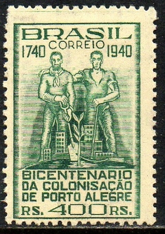 Brasil C 0156 Colonização de Porto Alegre 1940 NN