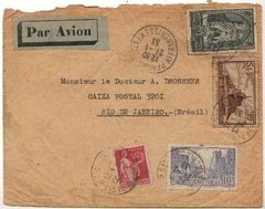 07724 França Envelope Circulada P/o Brasil - Rj