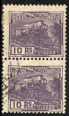 Brasil 173B Vovó Viação Trem Par Vertical NN