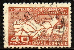 Brasil C 0178 Descobrimento do Rio Amazonas 1943 U