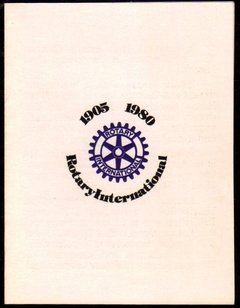 18012 Índia Folder Rotary Club 1980 U