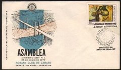 18031 Argentina Envelope Fdc 1977 Rotary Club U
