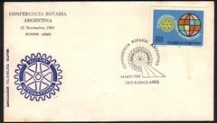 18032 Argentina Envelope Fdc 1980 Rotary Club U
