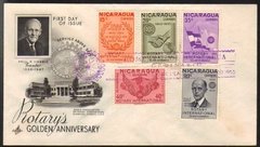 18107 Nicaragua Envelope Fdc 1955 Rotary Club U