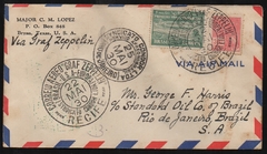 Brasil Zeppelin Z-1 Envelope circulado Via Condor - Zeppelin 1930