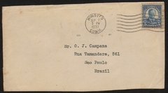 18381 Eua Envelope Circulado Roosevelt 1937
