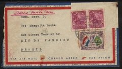 18440 Paraguai Envelope Por Correio Militar Panair