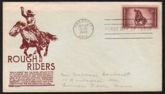 18511 Eua Fdc Rough Riders America Espanhola 1948