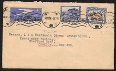 18585 África do Sul Envelope Circulado Gnus 1939