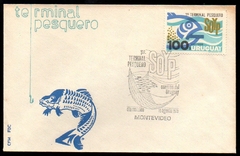 18607 Uruguai FDC Perminal Pesqueiro Peixes U