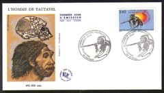 18785 França FDC Homem Pré-Histórico 1992