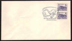 18840 Romenia Envelope Com Carimbo Animais Pré-históricos