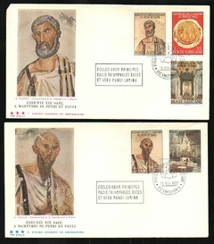 19139 Vaticano FDC 466/470 São Pedro e São Paulo