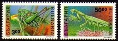 00019 Bulgaria 3476a/b Gafanhoto Fauna Insetos N