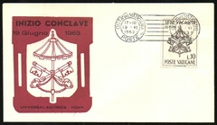 19155 Vaticano FDC 380 Conclave