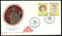 19170 Vaticano FDC 531/32 Santa Etienne