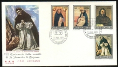 19171 Vaticano FDC 527/30 Ordem dos Frades