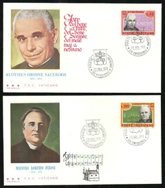 19176 Vaticano FDC 547/48 Dom Orione e Perosi