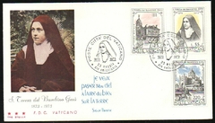 19181 Vaticano FDC 555/57 Santa Teresa
