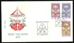 19188 Vaticano FDC 656/58 Sede Vacante (Cadeira Vazia)