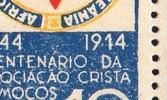 Brasil C 0192 + 192 A ACM Associação Crista de Moços Quadra com variedade 1914 1944 NNN - comprar online