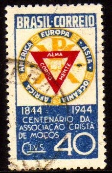 Brasil C 0192 C ACM Associação Crista de Moços Variedade Al de alma ma ligados 1944 U