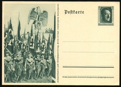 19281 Reich Bilhete Postal Hitler Soldados Novo