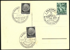 19287 Reich Bilhete Postal Hitler Carimbo Especial 1938 na internet