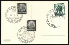 19291 Reich Bilhete Postal Hitler Hamburg 1938 na internet