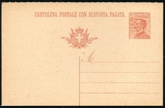 19297 Itália Bilhete Postal Resposta Paga