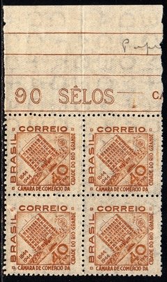 Brasil C 0193 Câmara do Comércio do Rio Grande RS quadra 1944 NNN (c)