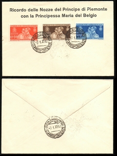 19301 Itália Envelope Casamento Principesco 1930