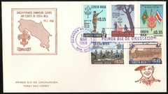 19389 Costa Rica FDC Aéreos 467/71 Escotismo 1968