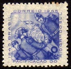 Brasil C 0195 F Pacificação Do Rio Grande Do Sul Papel Fino 1945 NN (a)