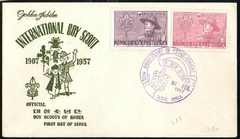 19509 Coreia do Sul 178/79 FDC Escotismo 1957